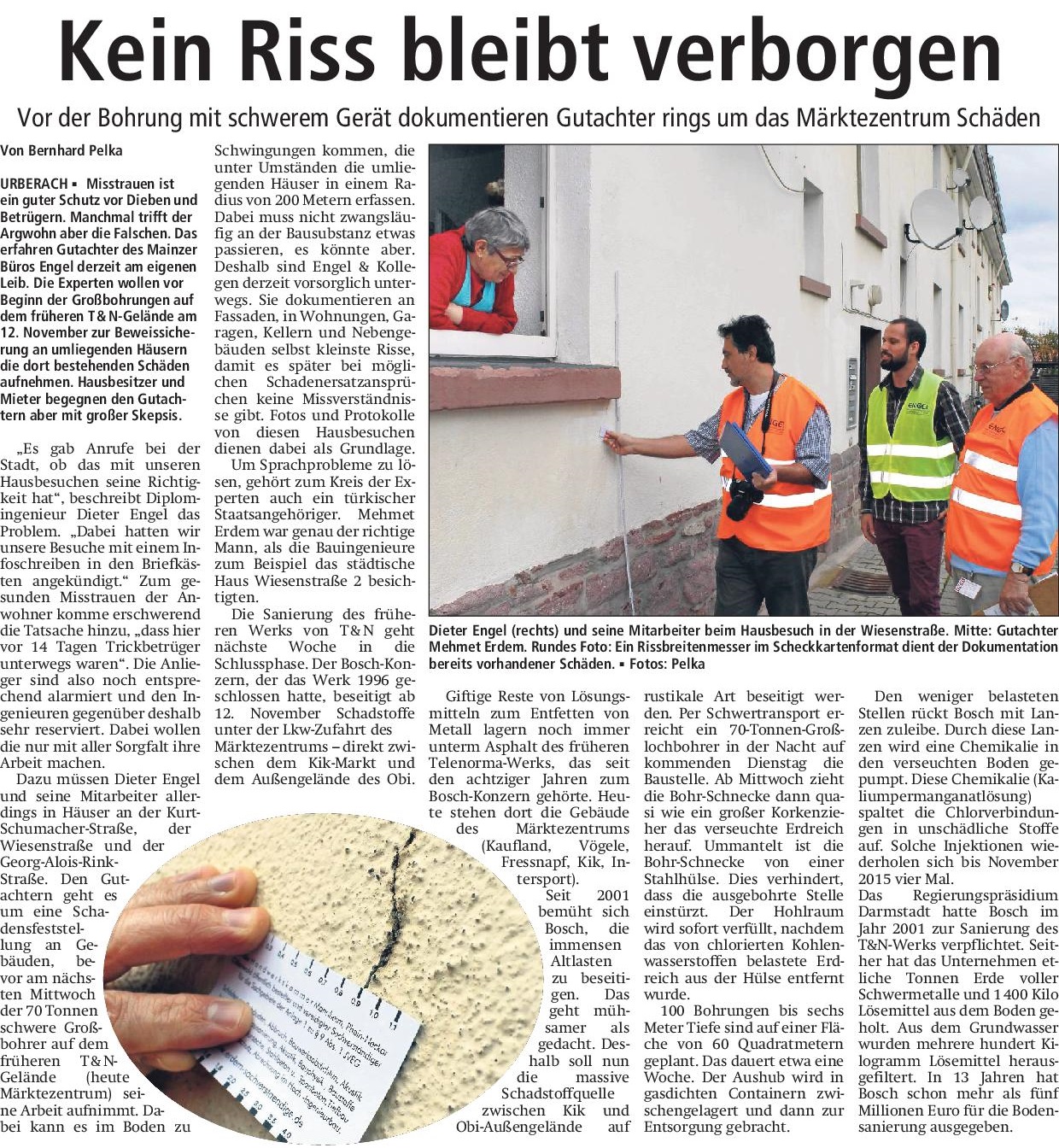 2014 Offenbachpost – Kein Riss bleibt verborgen